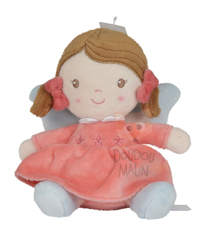  soft toy fairy pink blue star 